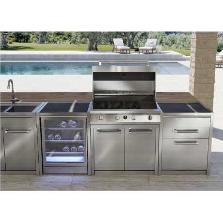 Steel Cucine SWING.G7FR-O.SS Επαγγελματικό Ψυγείο Θάλαμος Βιτρίνας